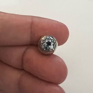 Crystal stars round ball clip charm